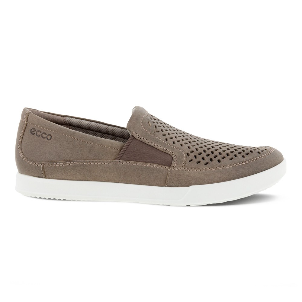 Slip On Hombre - ECCO Cathum - Grises - HUB806174